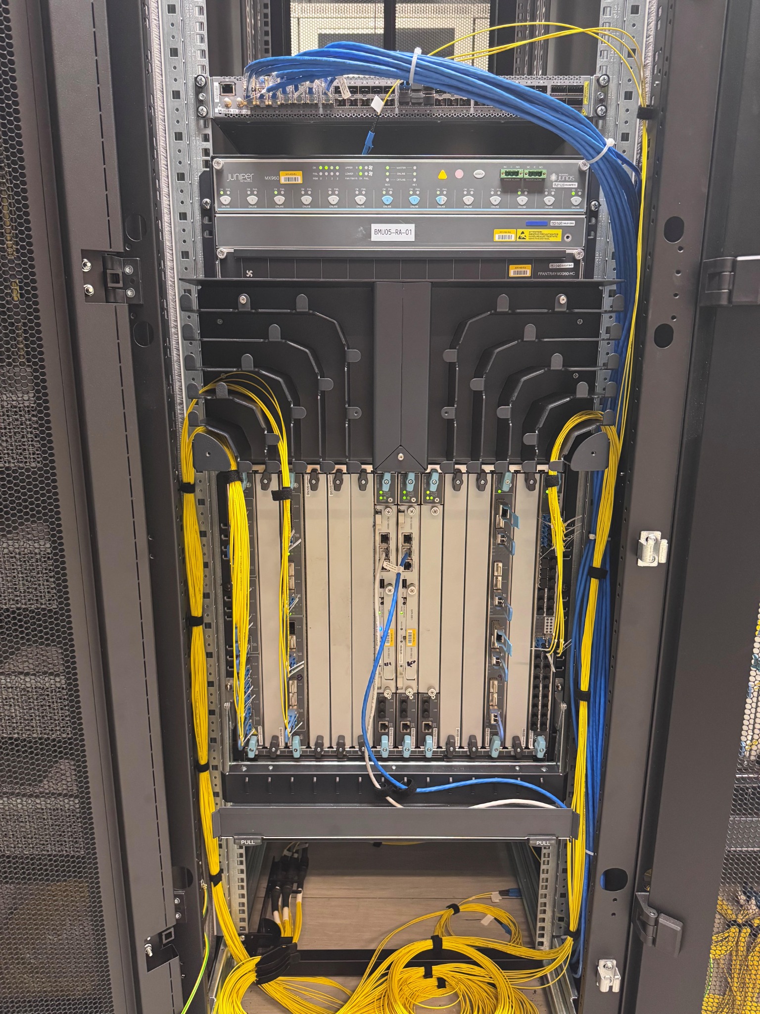 Technologický rack – realizace (ukázka)